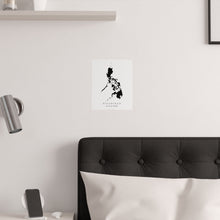 Load image into Gallery viewer, Minimalist Philippines Map Poster - Black