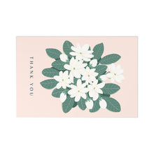 Load image into Gallery viewer, Sampaguita Thank You Cards - Flat cards (7 pcs)