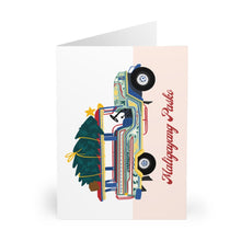 Load image into Gallery viewer, Sampaguita Jeepney, Maligayang Pasko - 6x9 Greeting Cards (5 Pack)
