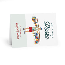 Load image into Gallery viewer, Tindero ng Parol, Maligayang Pasko - 6x9 Greeting Cards (5 Pack)