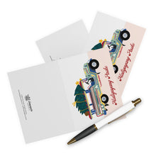 Load image into Gallery viewer, Sampaguita Jeepney, Maligayang Pasko - 6x9 Greeting Cards (5 Pack)