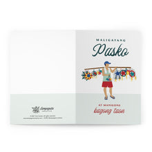 Load image into Gallery viewer, Tindero ng Parol, Maligayang Pasko - 6x9 Greeting Cards (5 Pack)