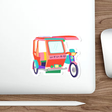 Load image into Gallery viewer, Tricycle - White Vinyl Stickers