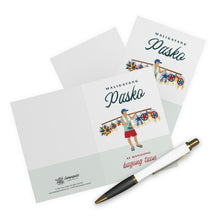 Load image into Gallery viewer, Tindero ng Parol, Maligayang Pasko - 6x9 Greeting Cards (5 Pack)