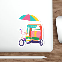 Load image into Gallery viewer, Trisikad - White Vinyl Stickers
