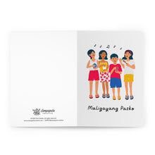 Load image into Gallery viewer, Mga Batang Namamasko, Maligayang Pasko - 6x9 Greeting Cards (5 Pack)
