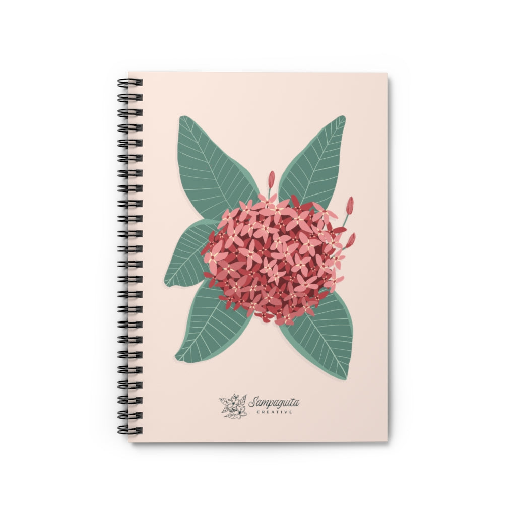 Santan - Spiral Notebook Ruled Line