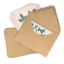 Load image into Gallery viewer, Sampaguita Thank You Cards - Flat cards (7 pcs)
