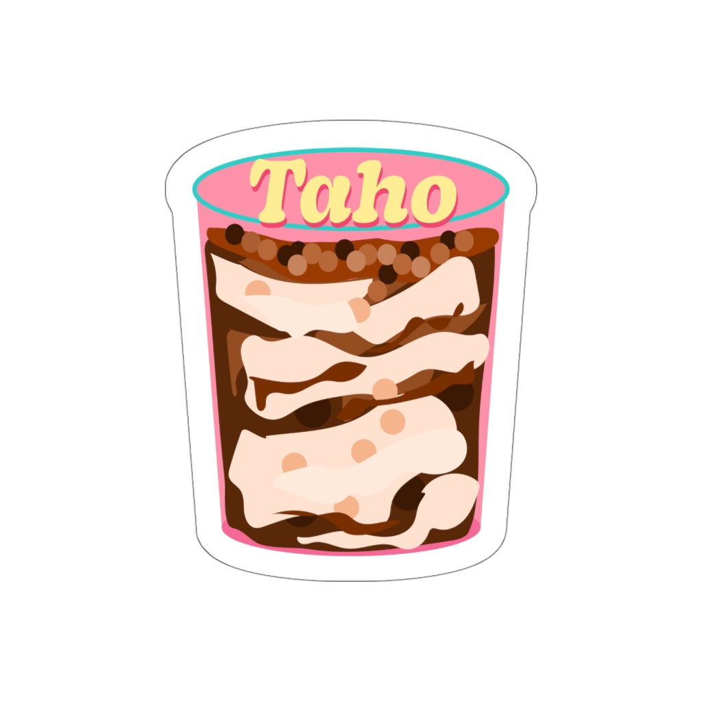 Taho - White Vinyl Stickers